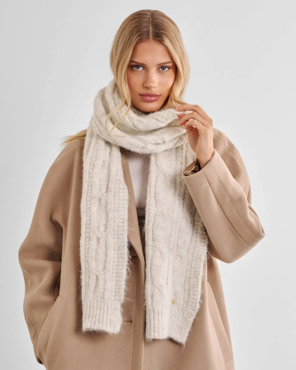 Cable Knit Scarf