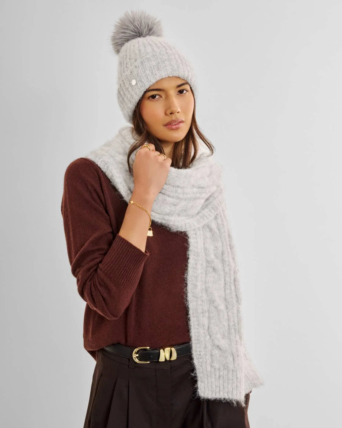 Cable Knit Scarf