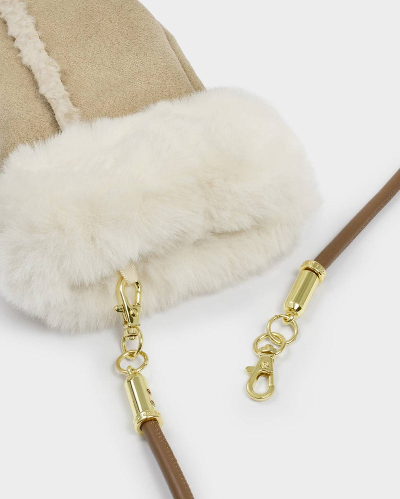 Faux Suede Mittens