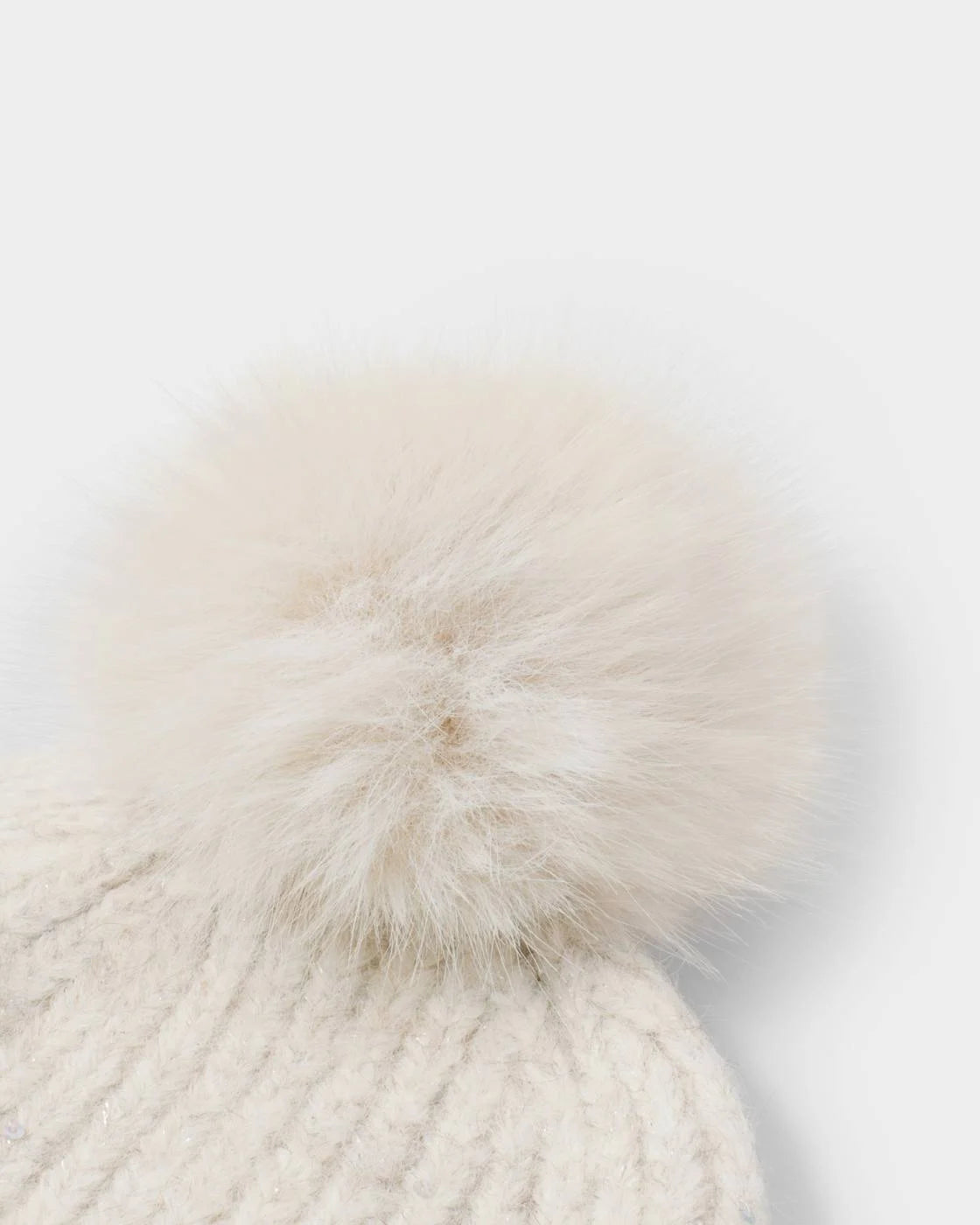 Sequin Soft Knit Hat