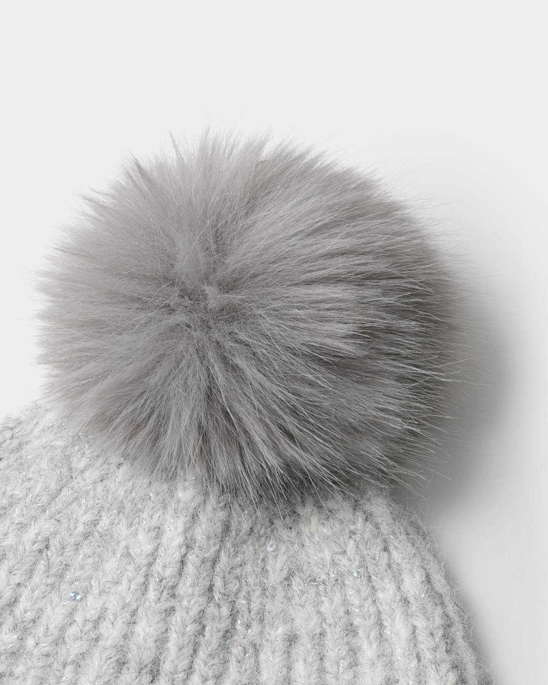 Sequin Soft Knit Hat