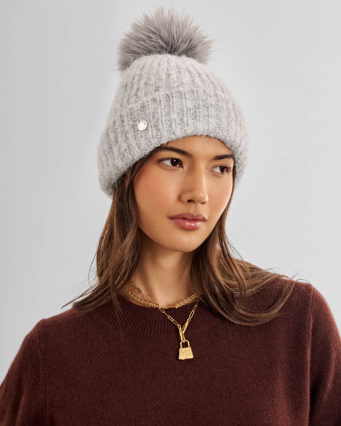 Sequin Soft Knit Hat