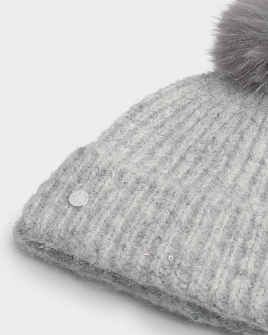 Sequin Soft Knit Hat