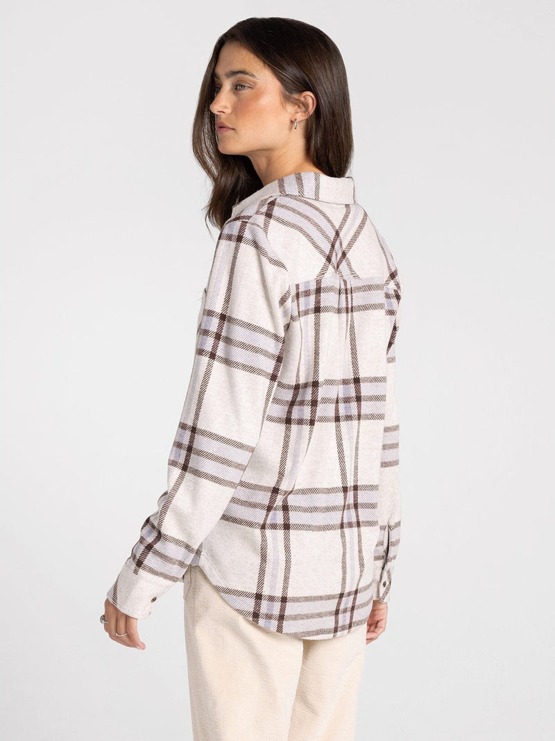 Lewis Shacket- Ivory Multi Plaid