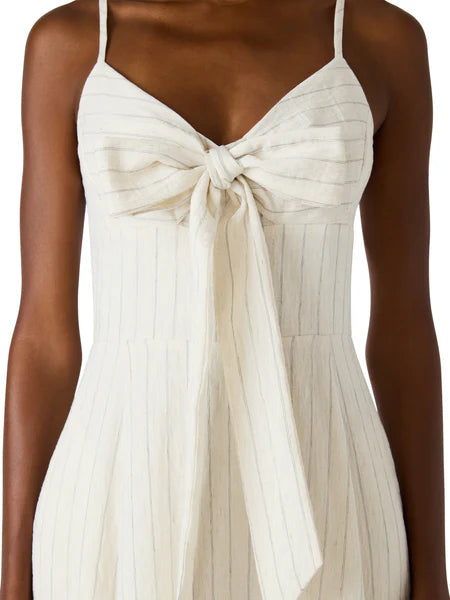 Close up Steve Madden Luna bow detail bodice