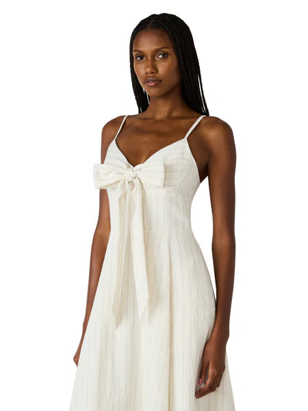 Steve Madden cream midi dress with adjustable straps