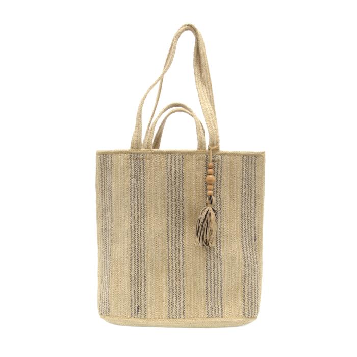 Jude Neutral Stripe Tote