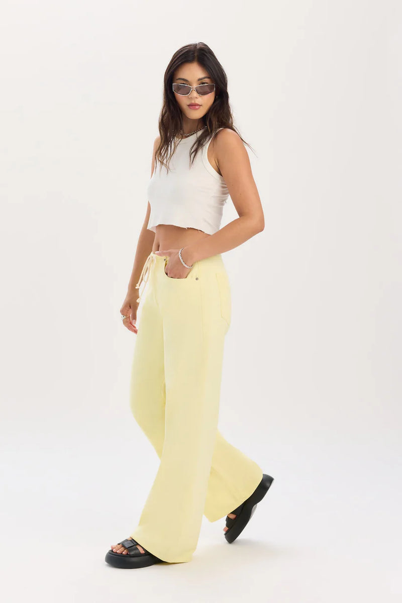 Madison Mid Rise Wide Leg Jean-Sunny