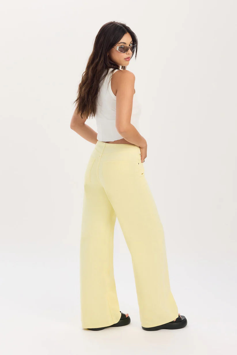 Madison Mid Rise Wide Leg Jean-Sunny