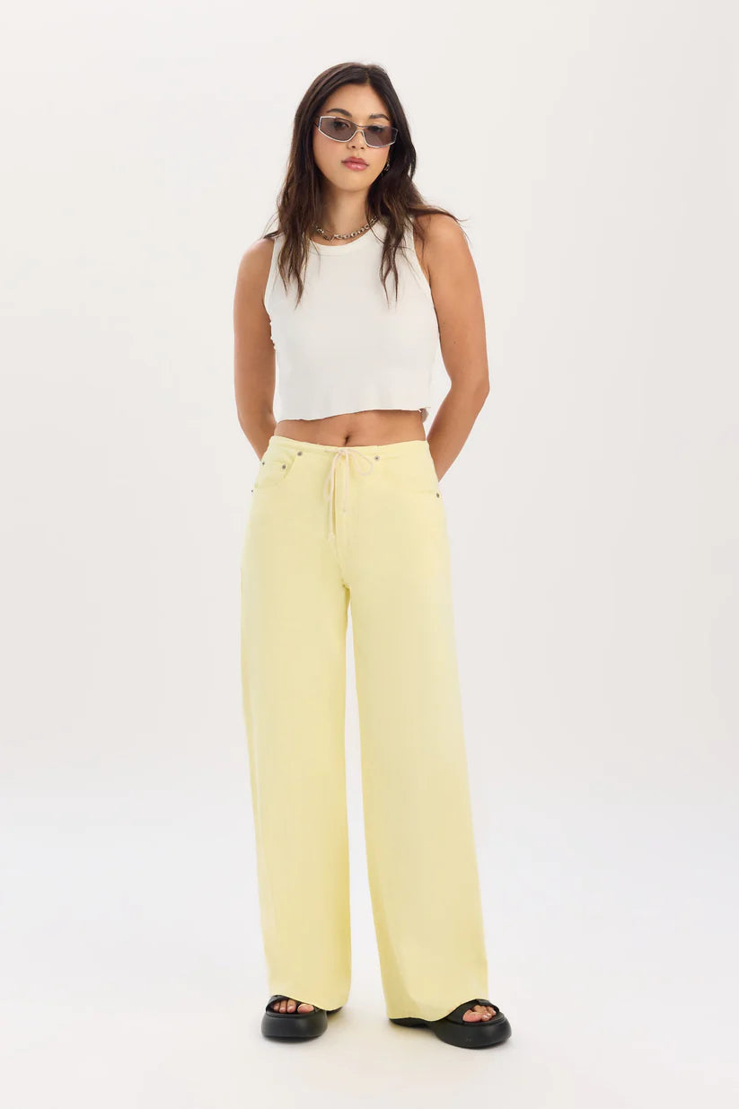 Madison Mid Rise Wide Leg Jean-Sunny