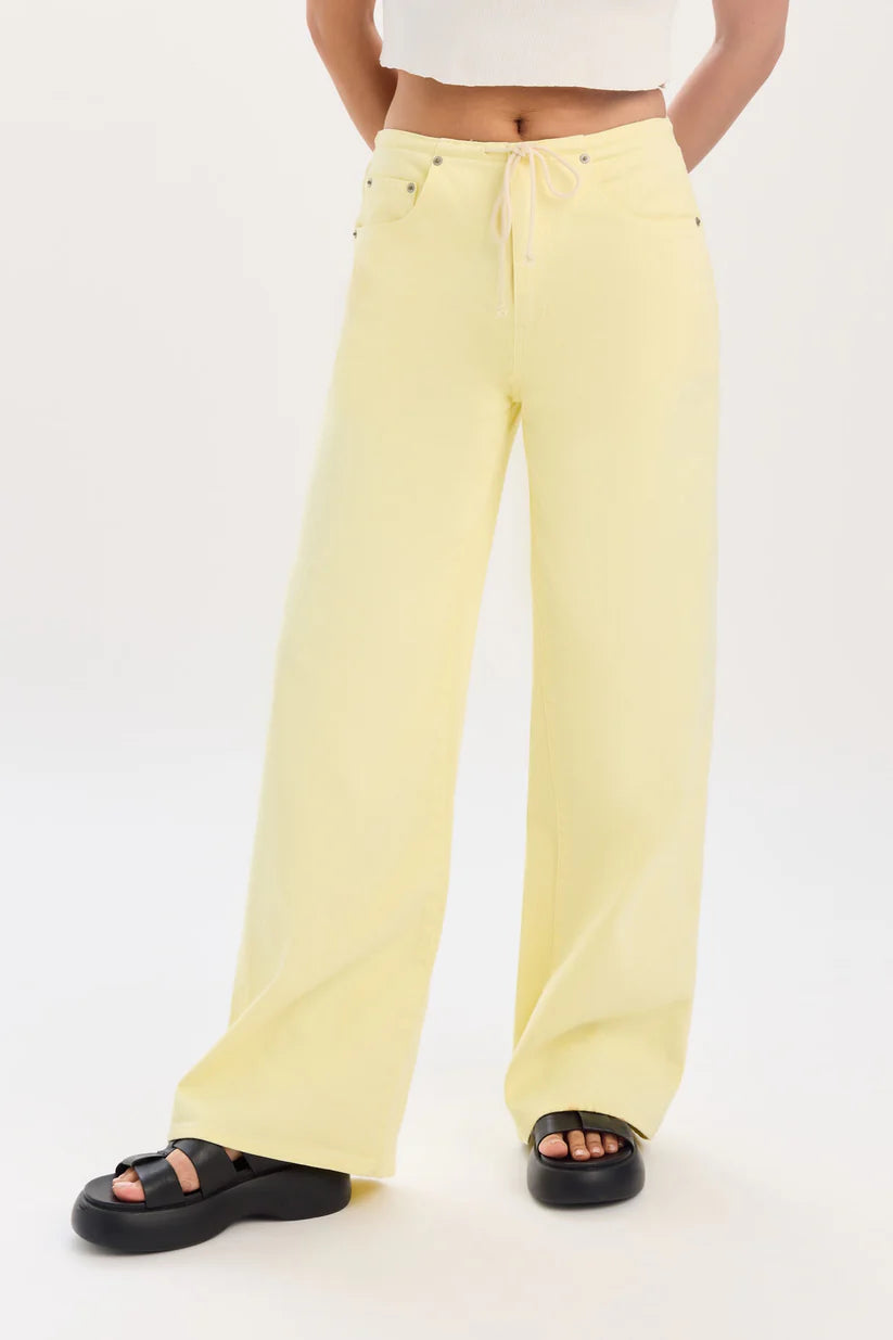 Madison Mid Rise Wide Leg Jean-Sunny