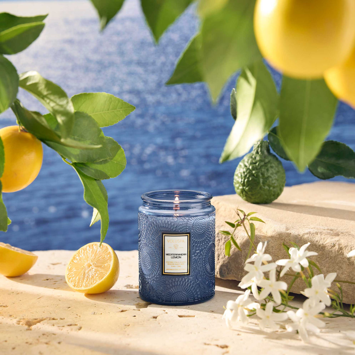 Mediterranean Lemon Jar Candle