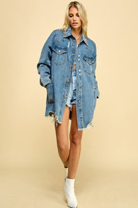 Janna Denim Shacket