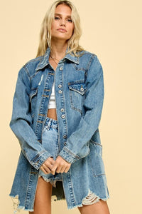 Janna Denim Shacket