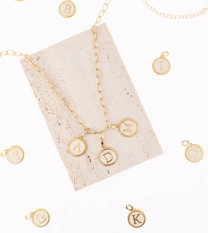 Madison Initial Charms-Luxe