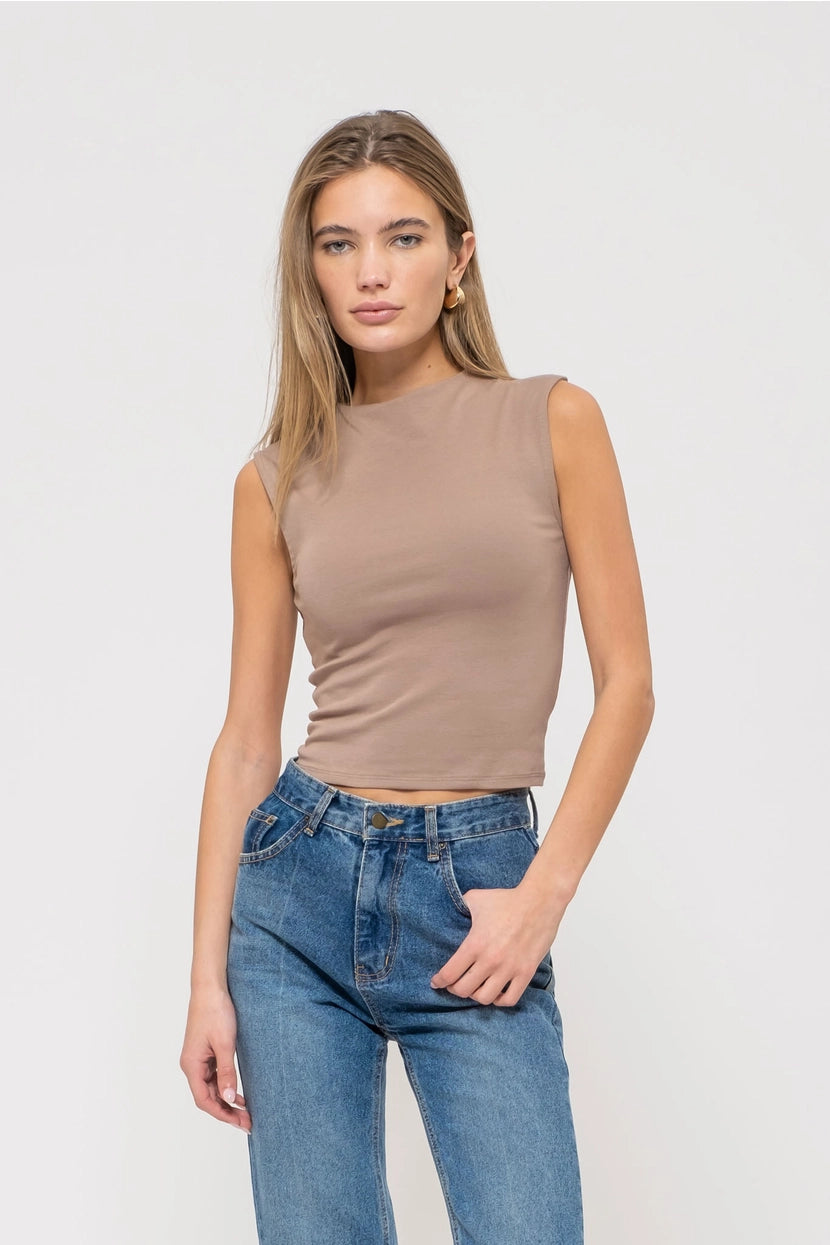 Molly Mock Neck Top