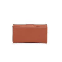 Demi Vegan Leather Wallet-Cognac