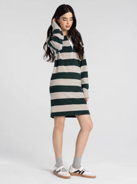 Pierce Striped Sweater Dress