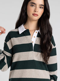 Pierce Striped Sweater Dress