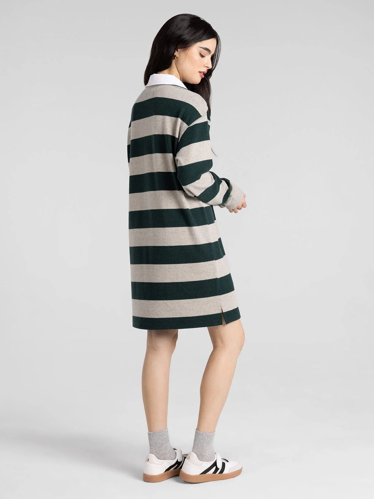 Pierce Striped Sweater Dress