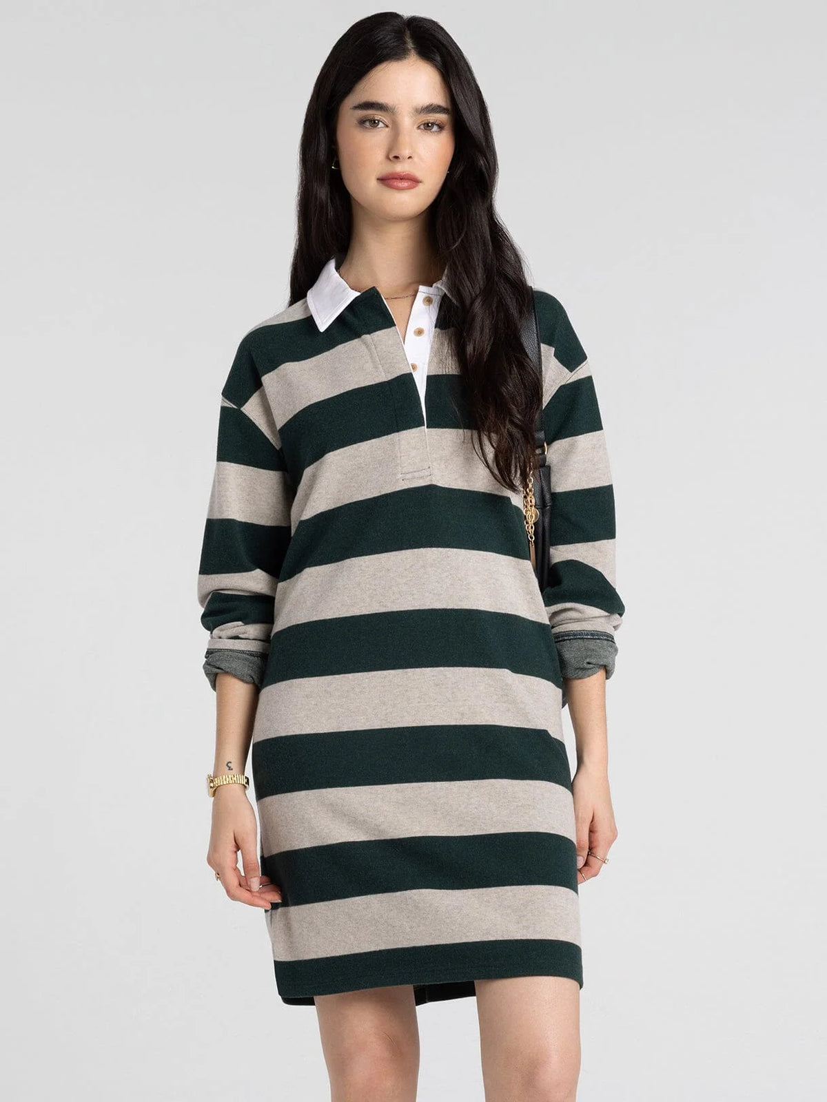 Pierce Striped Sweater Dress