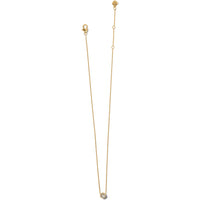 Illumina Solitaire Necklace- Gold