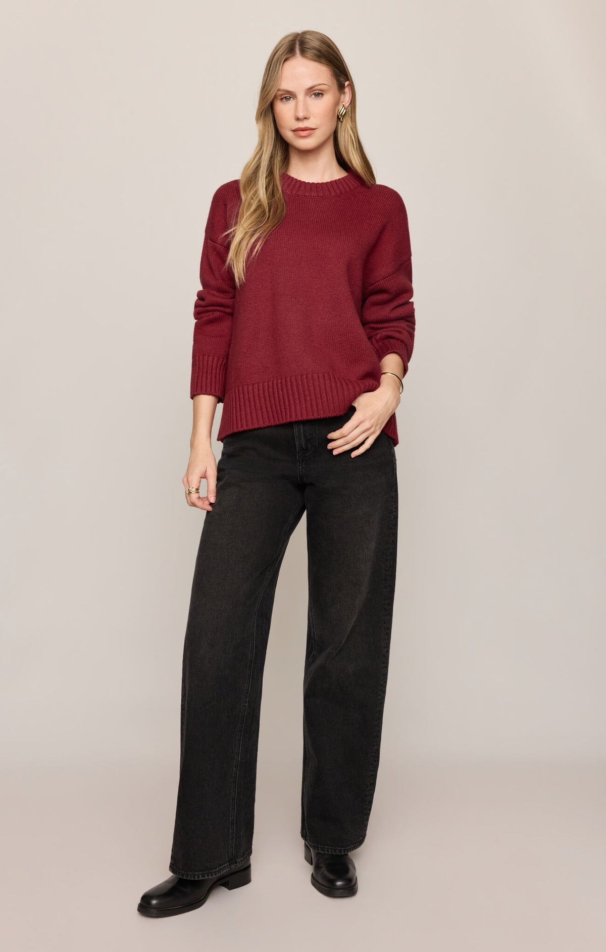 Cloud Spun Shaped Crew Sweater
