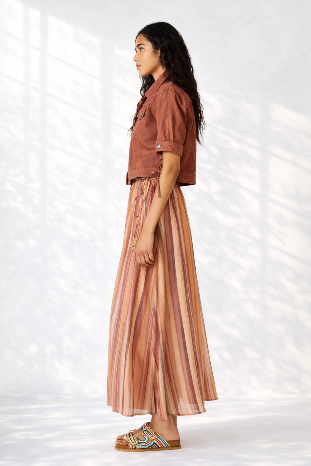 Shilloh Striped Skirt