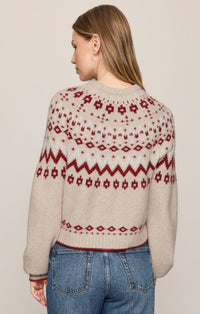 Back view of String the Lights Holiday Sweater