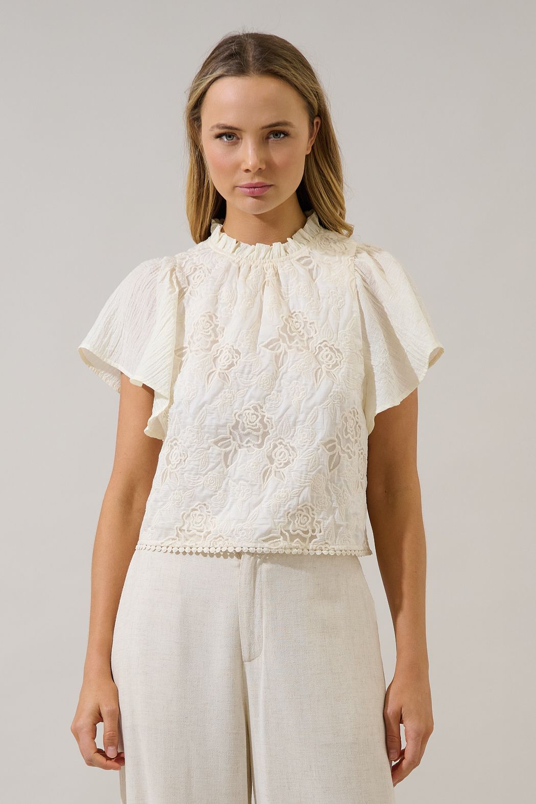 Gretal Embroidered Top