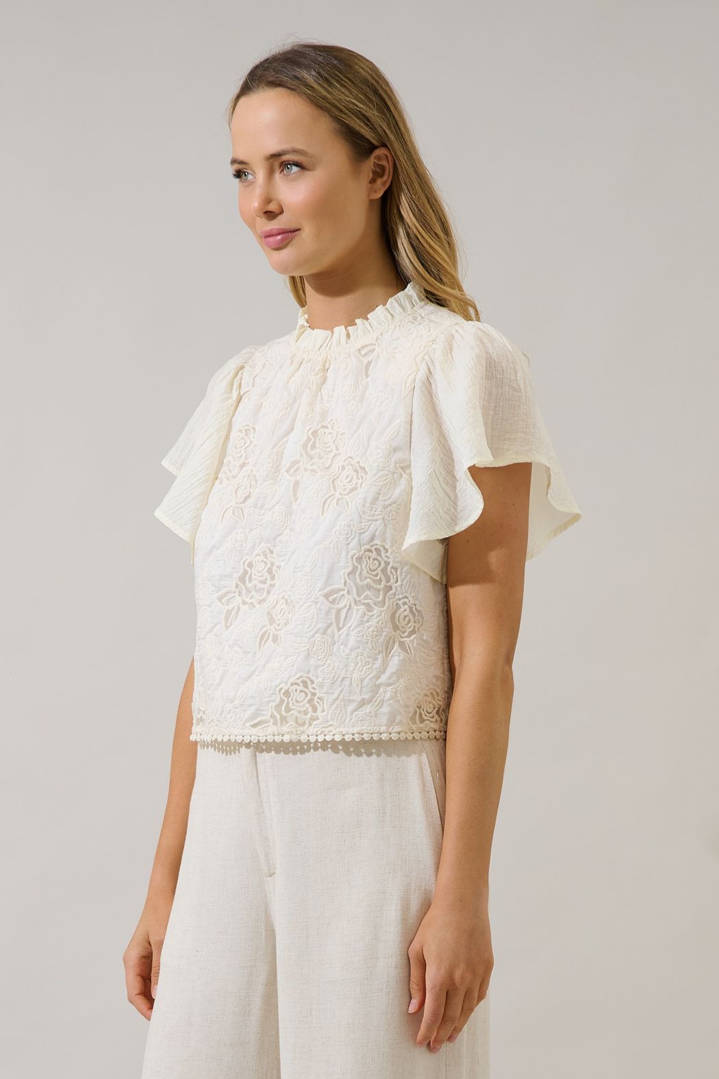 Gretal Embroidered Top