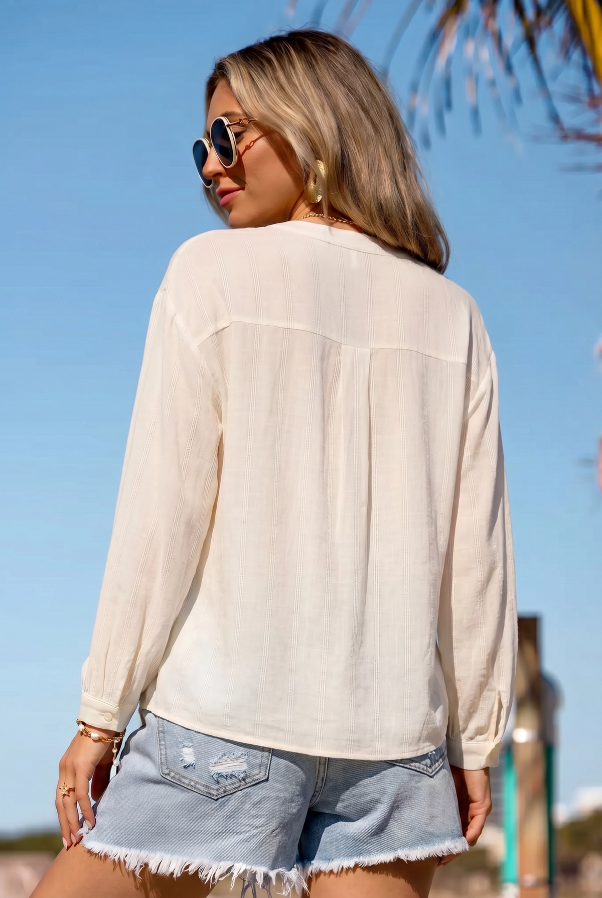Emilie Twist Front Blouse