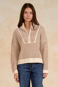 Audrey Half Zipper Sweater