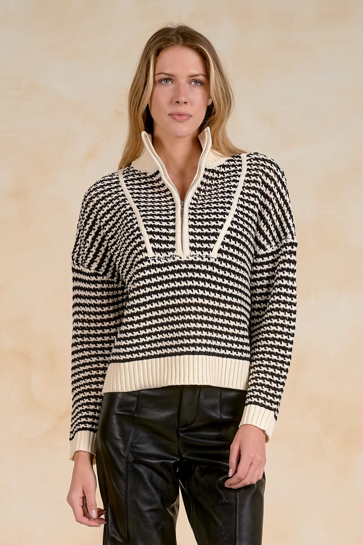 Audrey Half Zipper Sweater