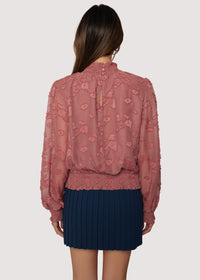 Fable Charm Mock Neck Top