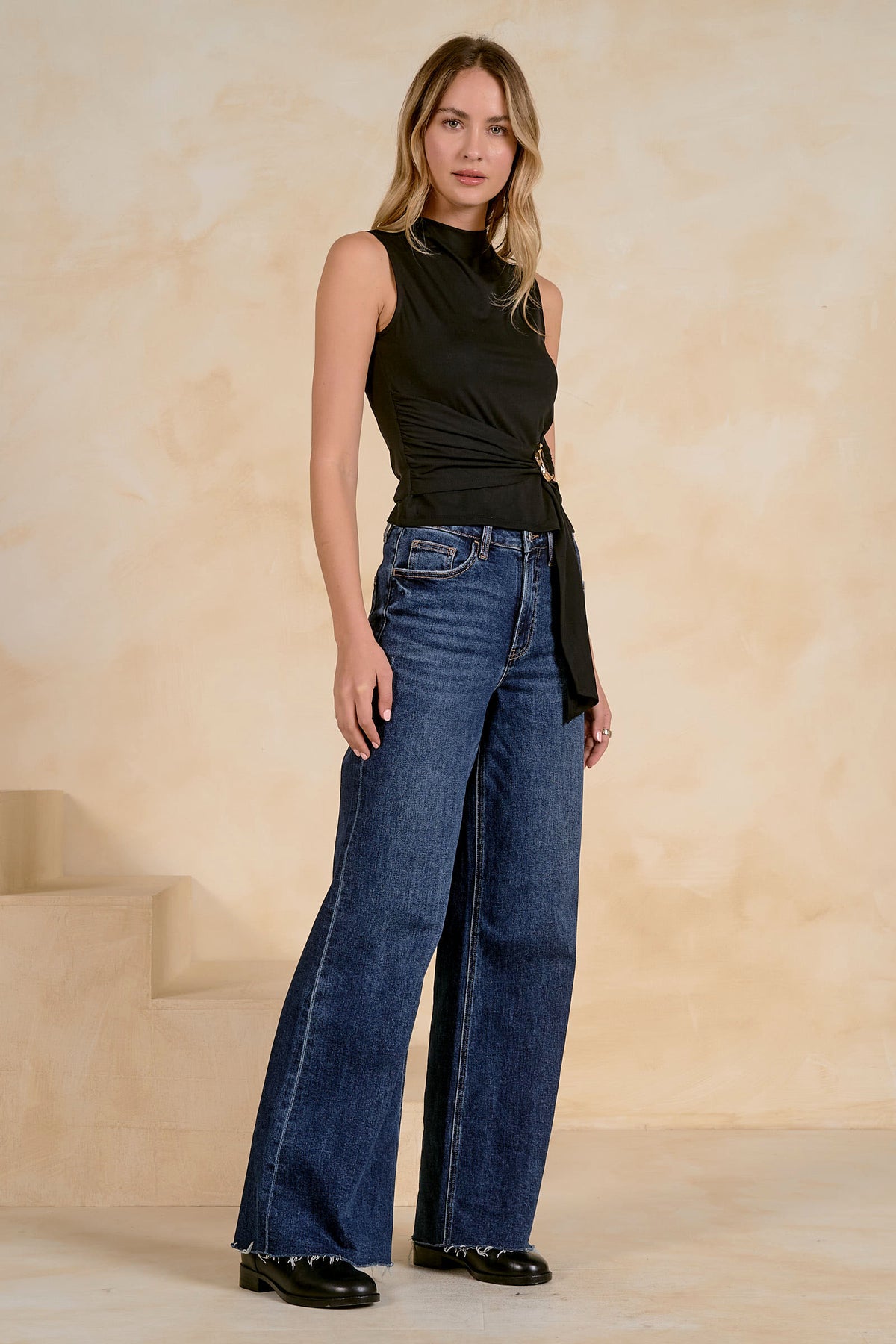 Maeve Tie Front Top