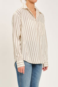 The Boyfriend Shirt- Ivory