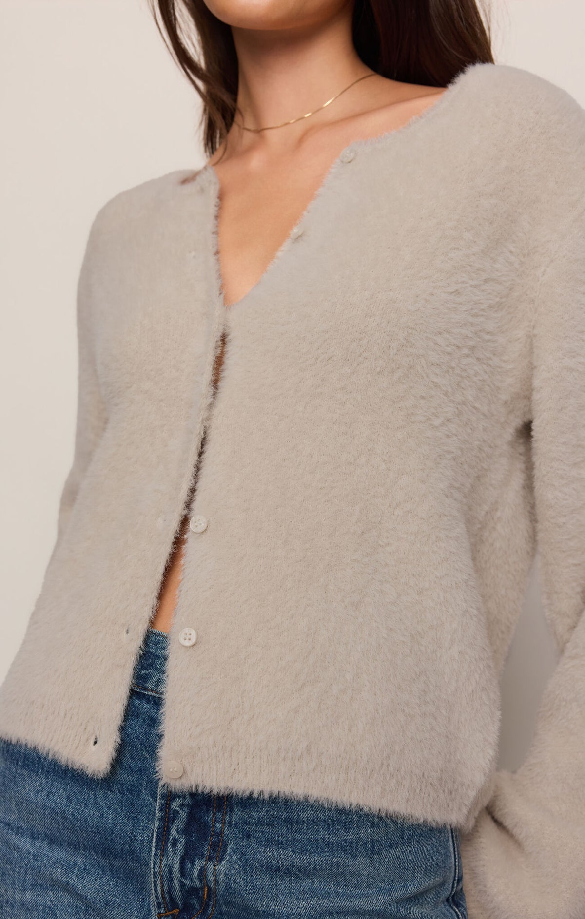Winterglow Fluffy Cardigan
