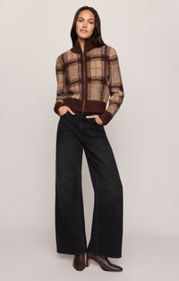 Frostline Plaid Cardigan