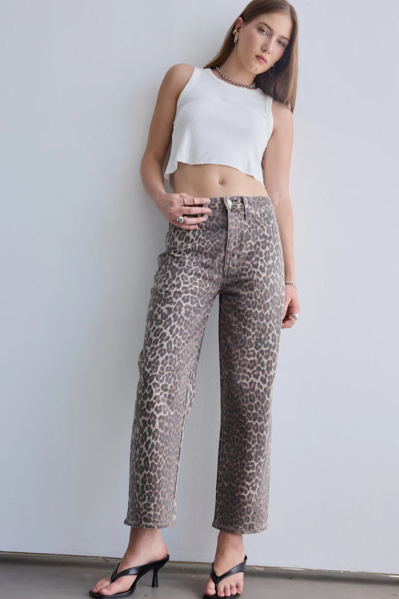 Westward Barrel Jeans- Cool Cat