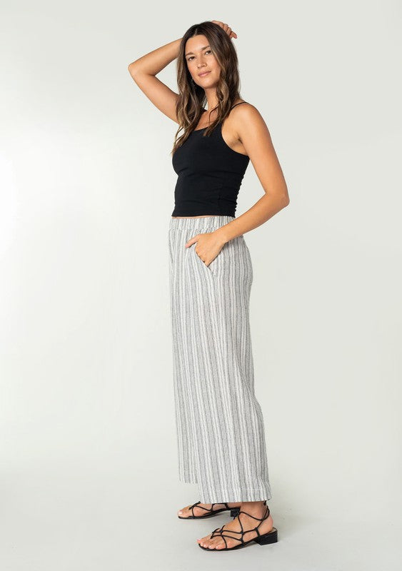 Tulla Striped Linen Pants