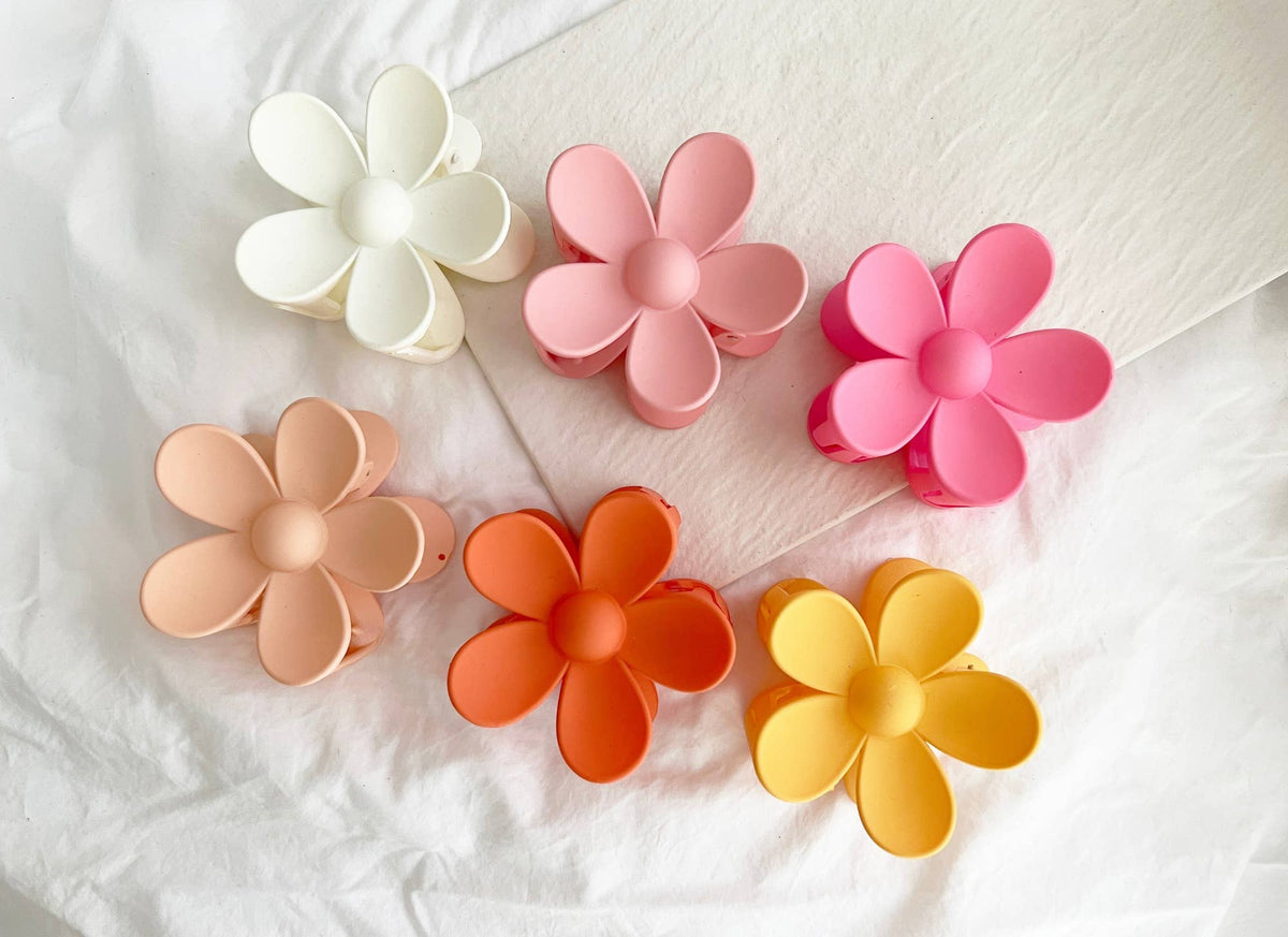 Flower Claw Clips